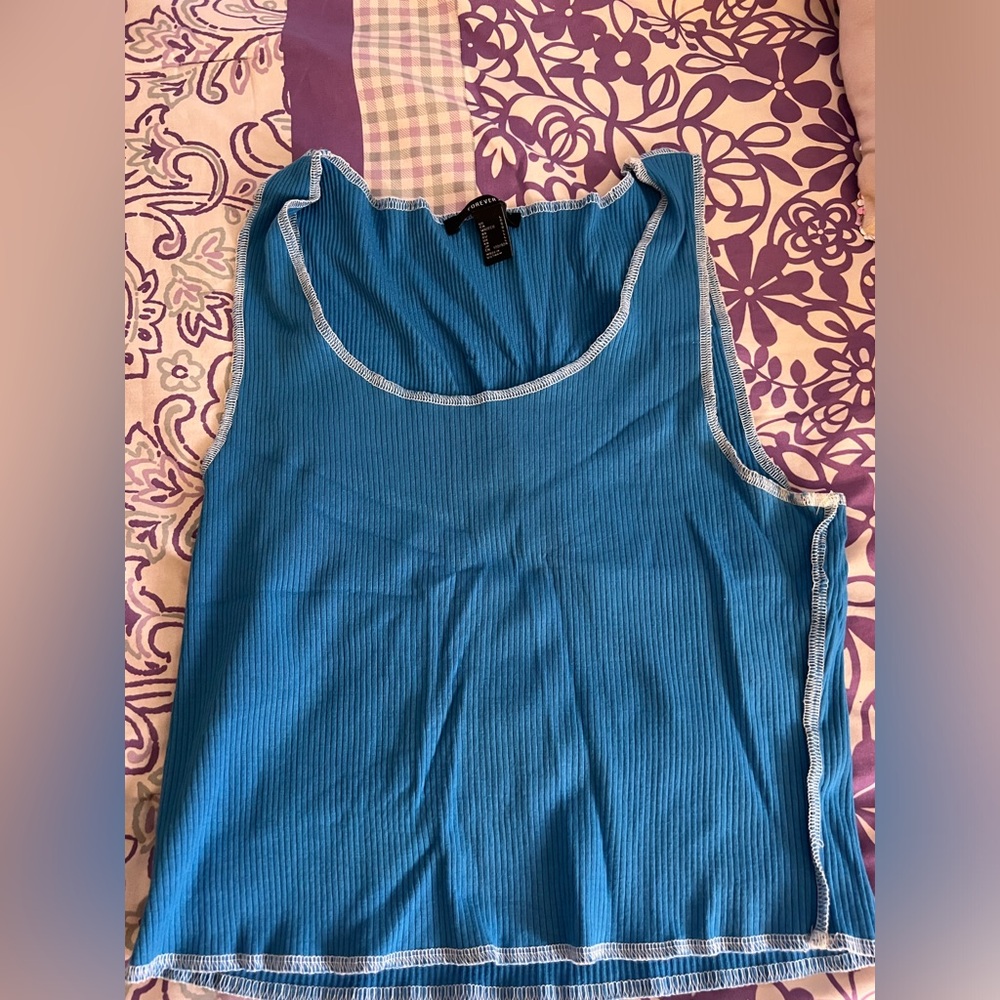 Forever 21 Blue Tank